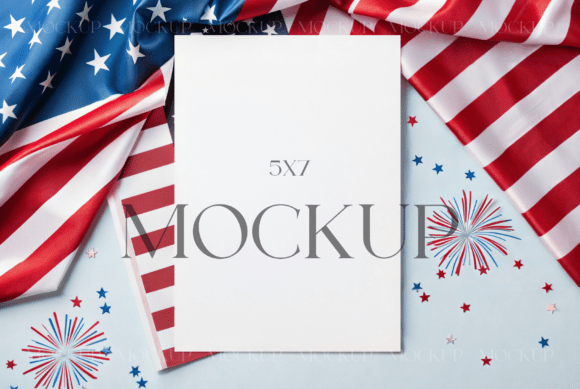 4th of July Invitation Mockup: A Practical Tool for Patriotic Designs