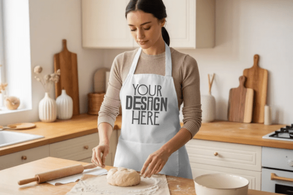 Apron Generic Brand Mockup: A Premium Minimalist Tool for Professional Design Presentations