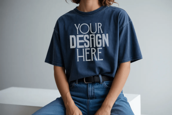 Comfort Colors 1717 Midnight T-Shirt Moc