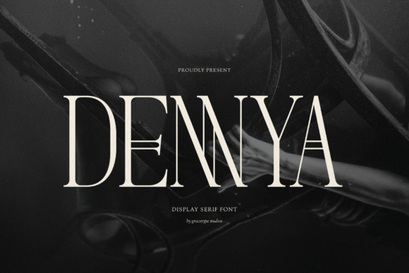 Dennya: A Display Serif Font for High-Contrast Sophistication