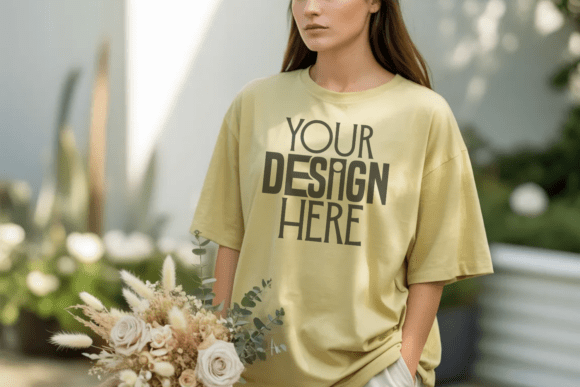Enhancing Design Presentation with the Comfort Colors 1717 Banana T-Shirt Mockup