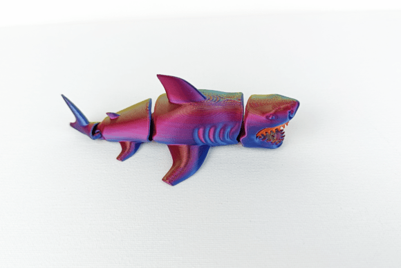 Flexi Shark: A Movable 3D Printed Articulated Shark