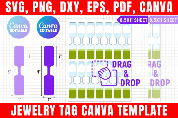 Jewelry Tag Canva Template: A Professional Solution for Custom Jewelry Branding