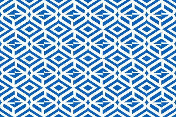 Letter S Blue Pattern for Creative Design